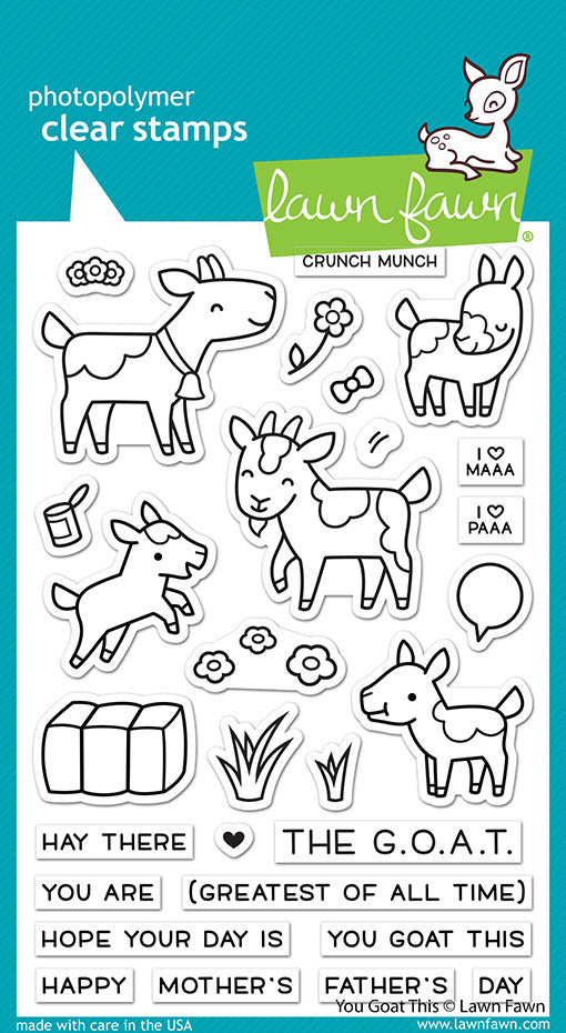 Lawn Fawn, You Goat This Clear Stamp q