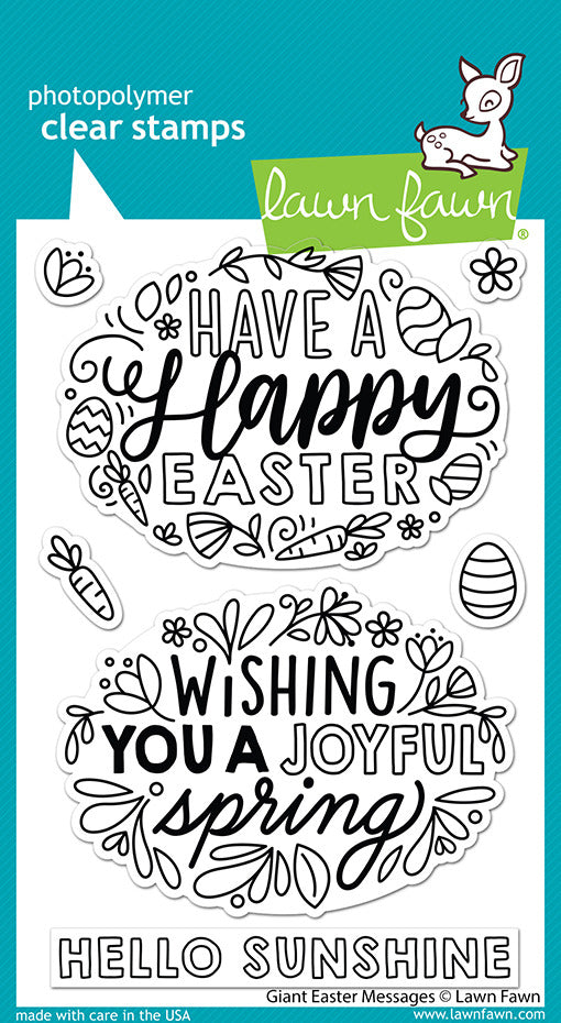 Lawn Fawn, Giant Easter Message Stamp