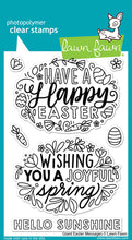 Load image into Gallery viewer, Lawn Fawn, Giant Easter Messages Stamp &amp; Die Cuts
