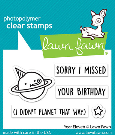 Lawn Fawn, Year Eleven Stamp q