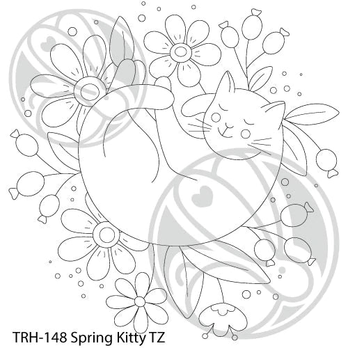 Rabbit Hole, Spring Kitty Stamp