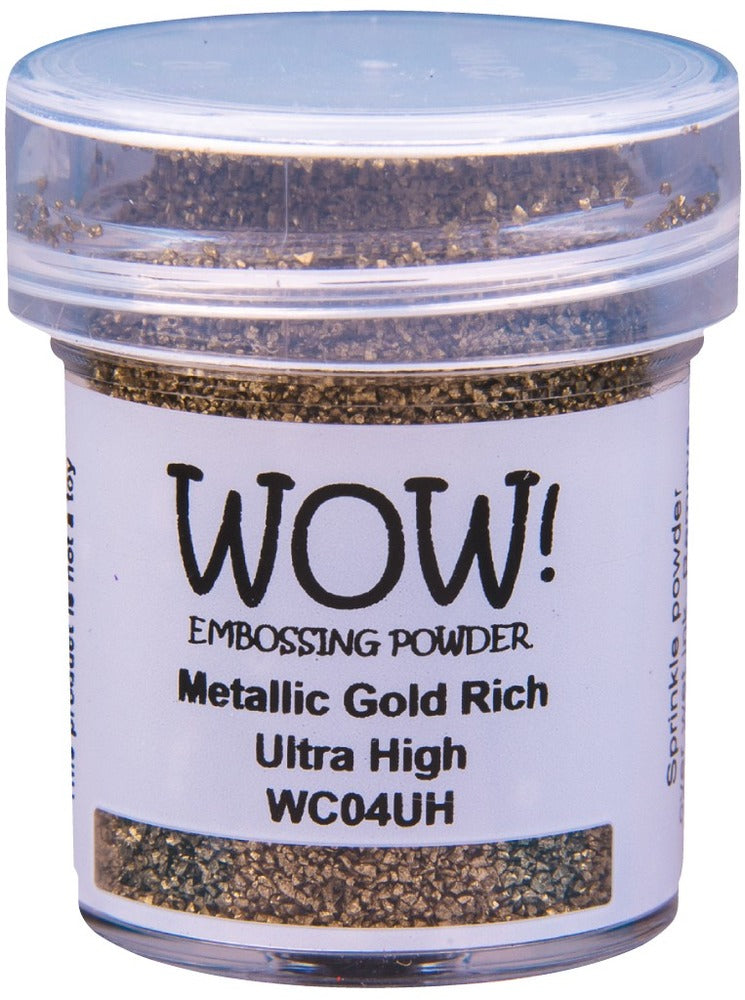 Wow! Embossing Powder, Metallic Gold Rich Ultra High