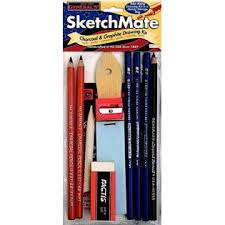 General SketchMate Charcoal and Graphite Drawing Kit