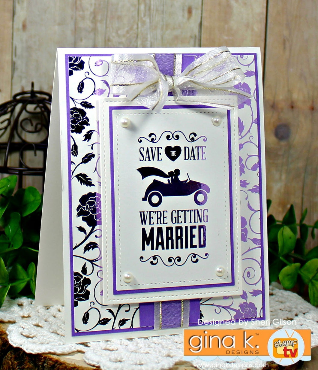 Gina K Designs, Foil Mates Packages Save the Date