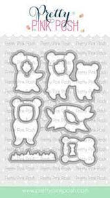 Pretty Pink Posh Clear Stamp & Dies - Bear Friends