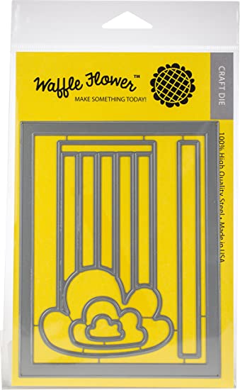 Waffle Flower, Rainbow Panel Die Cut