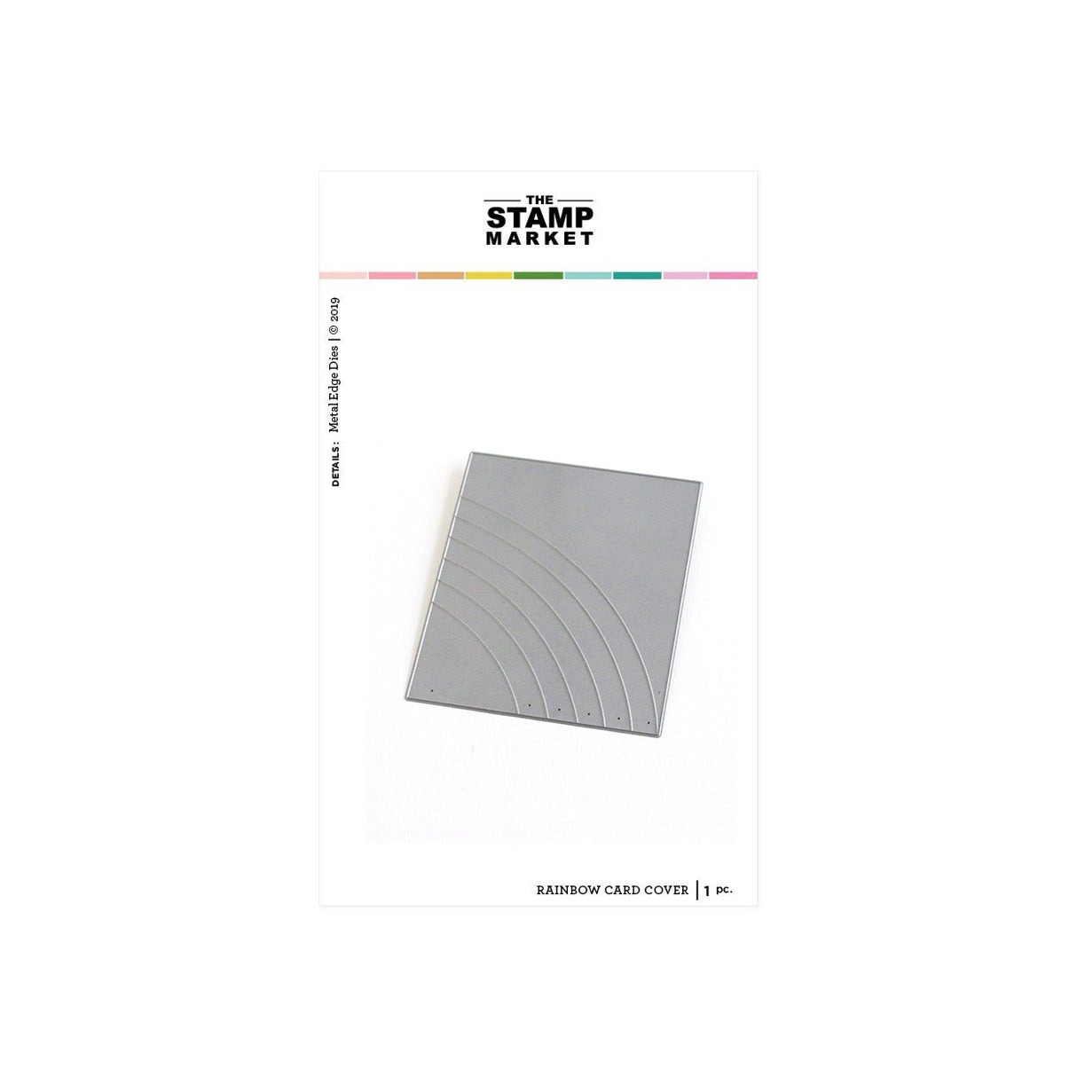 The Stamp Market Rainbow Card Cover Die